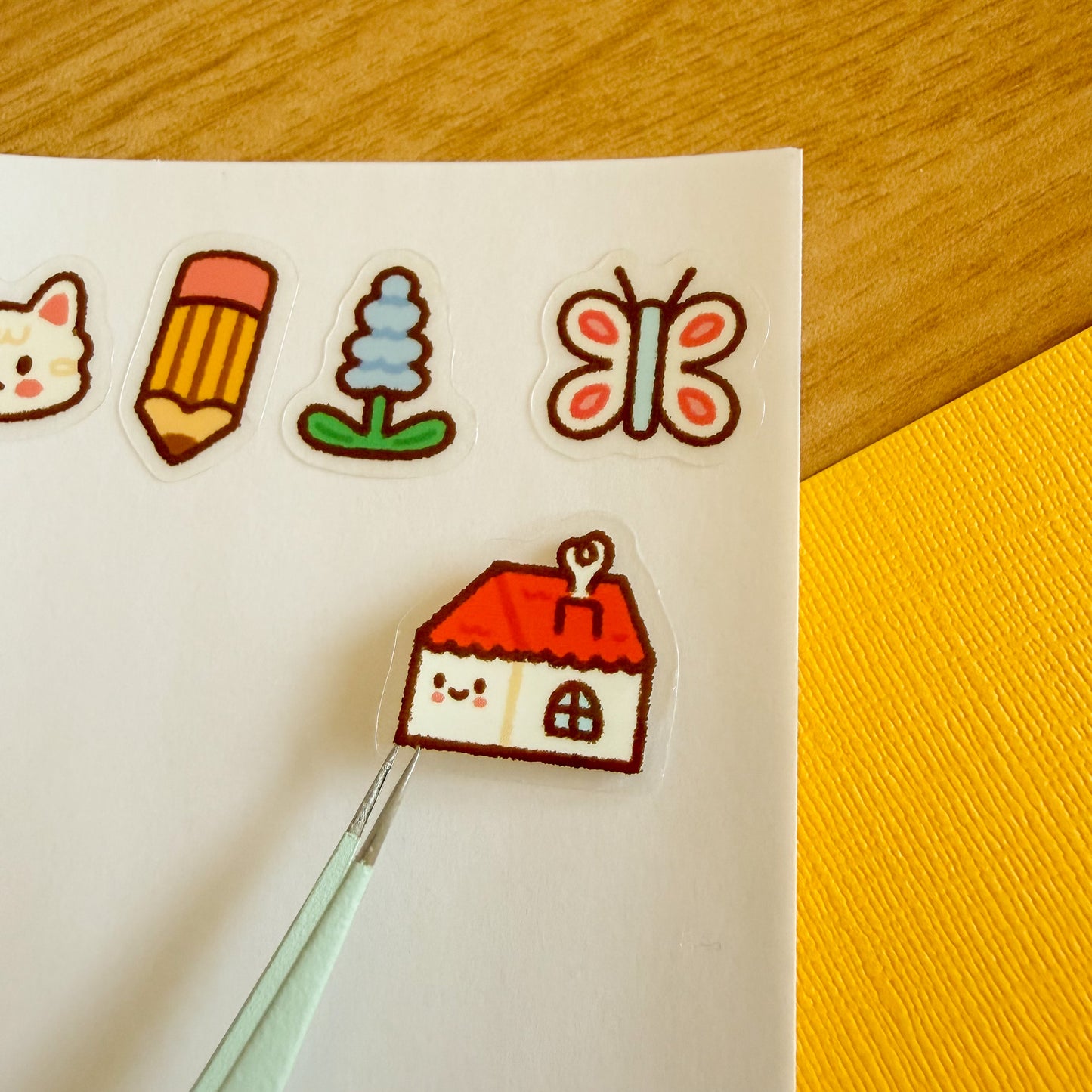 Tiny Things - Clear Vinyl Sticker Sheet