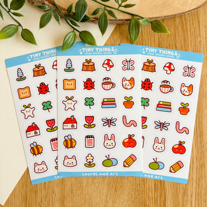 Tiny Things - Clear Vinyl Sticker Sheet