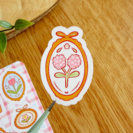 Floral Frames - Sticker Sheet