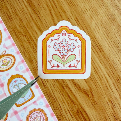 Floral Frames - Sticker Sheet