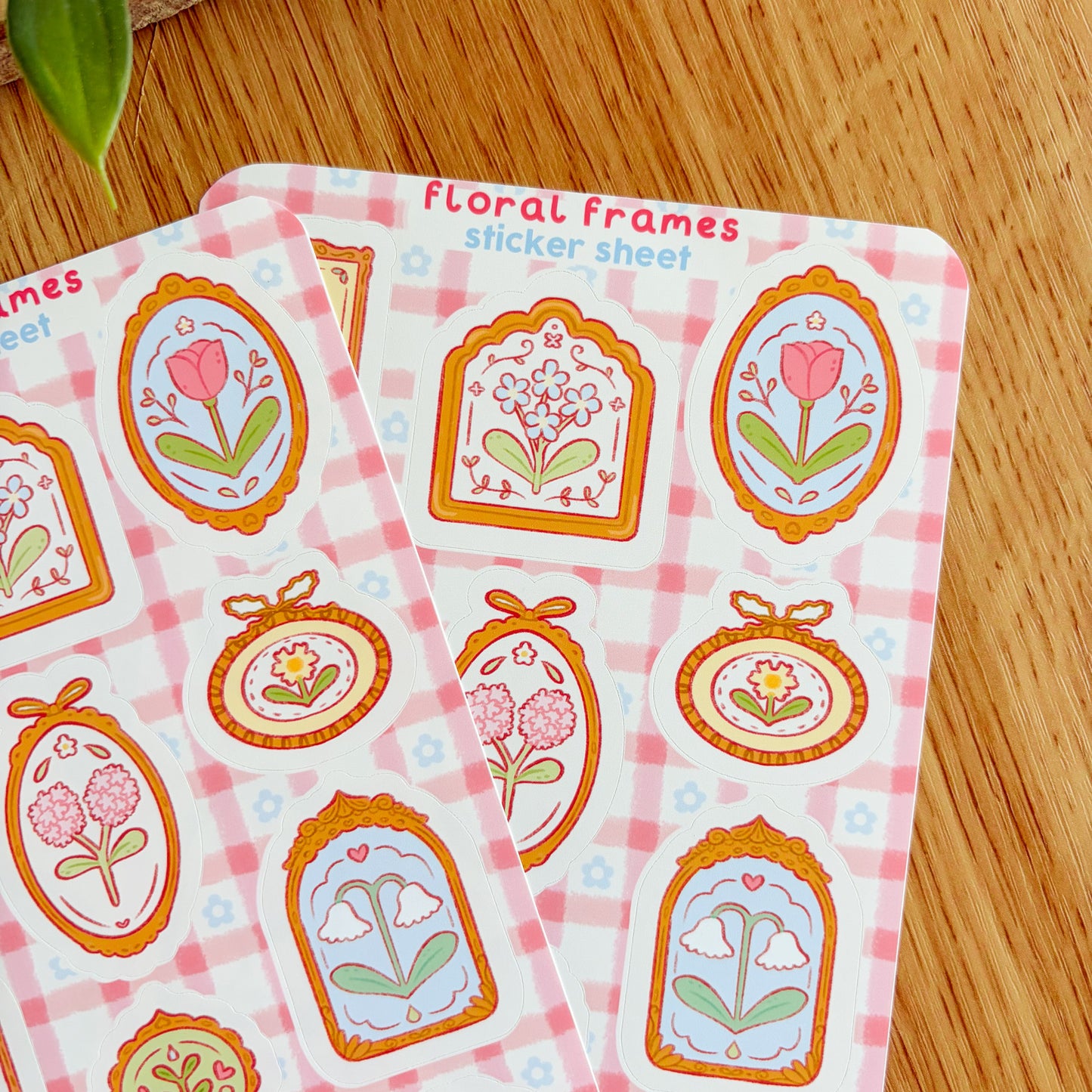 Floral Frames - Sticker Sheet