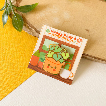 Happy Plant - Enamel Pin