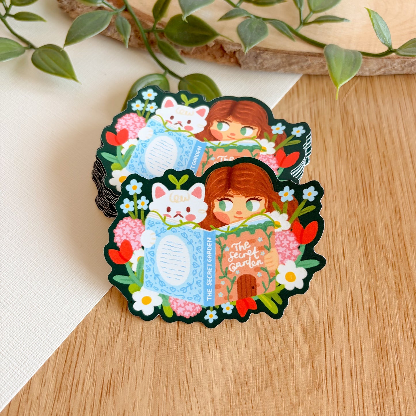 Lost in a Book - Matte Vinyl Sticker