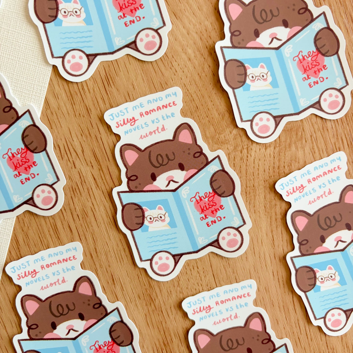 Just Me and My Silly Romance Novels - Matte Vinyl Sticker