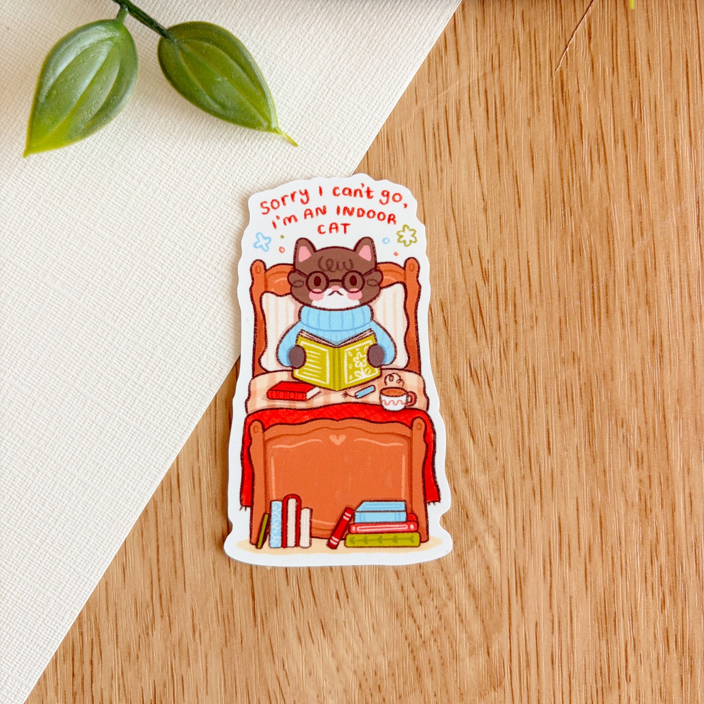 I'm an Indoor Cat - Matte Vinyl Sticker