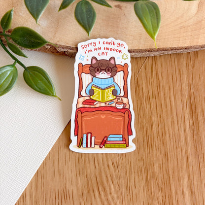 I'm an Indoor Cat - Matte Vinyl Sticker