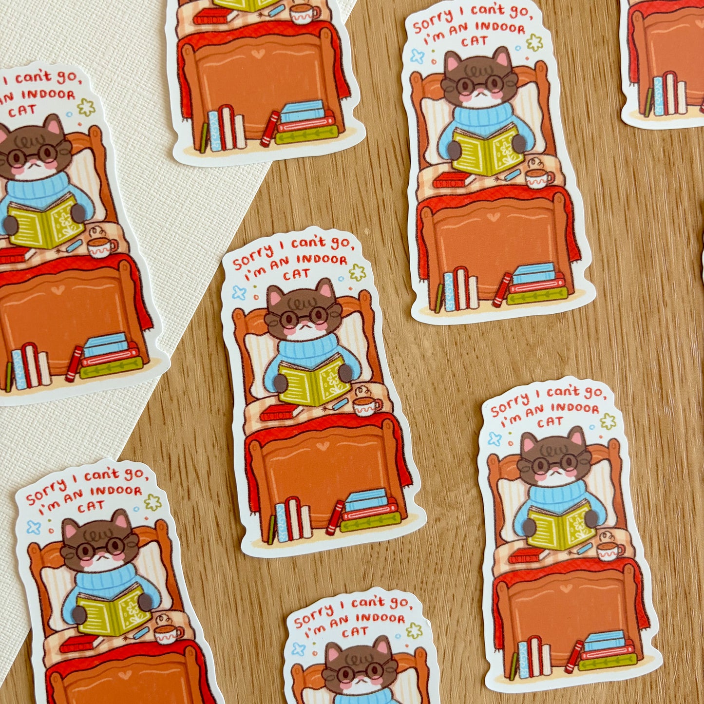 I'm an Indoor Cat - Matte Vinyl Sticker