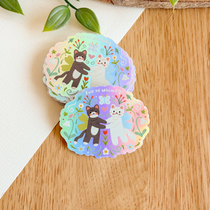 Full of Whimsy - Iridescent Vinyl Sticker