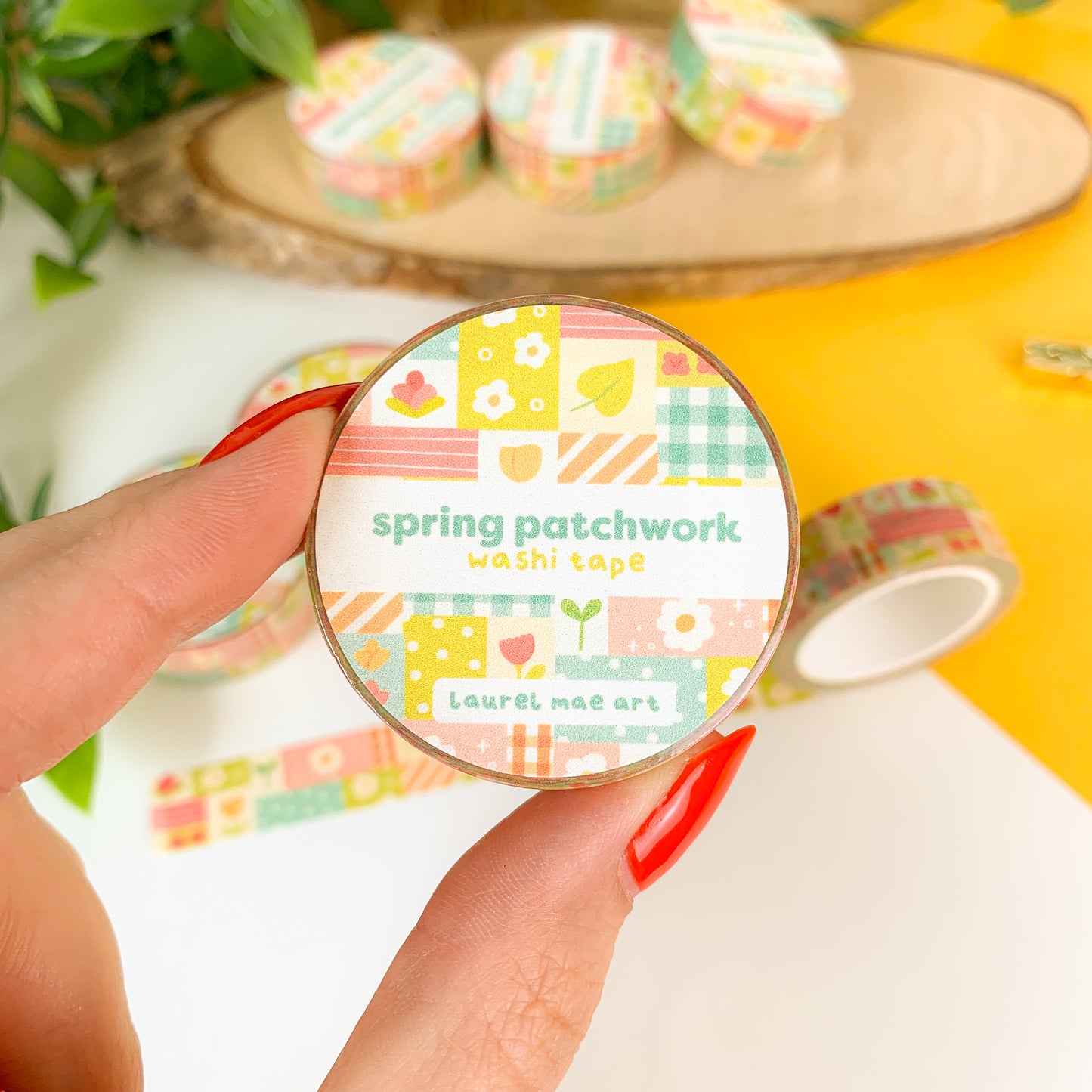 Spring Patchwork - Washi Tape