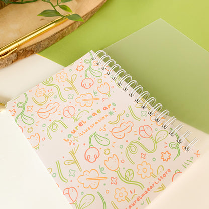 Floral Pattern - Reusable Sticker Book
