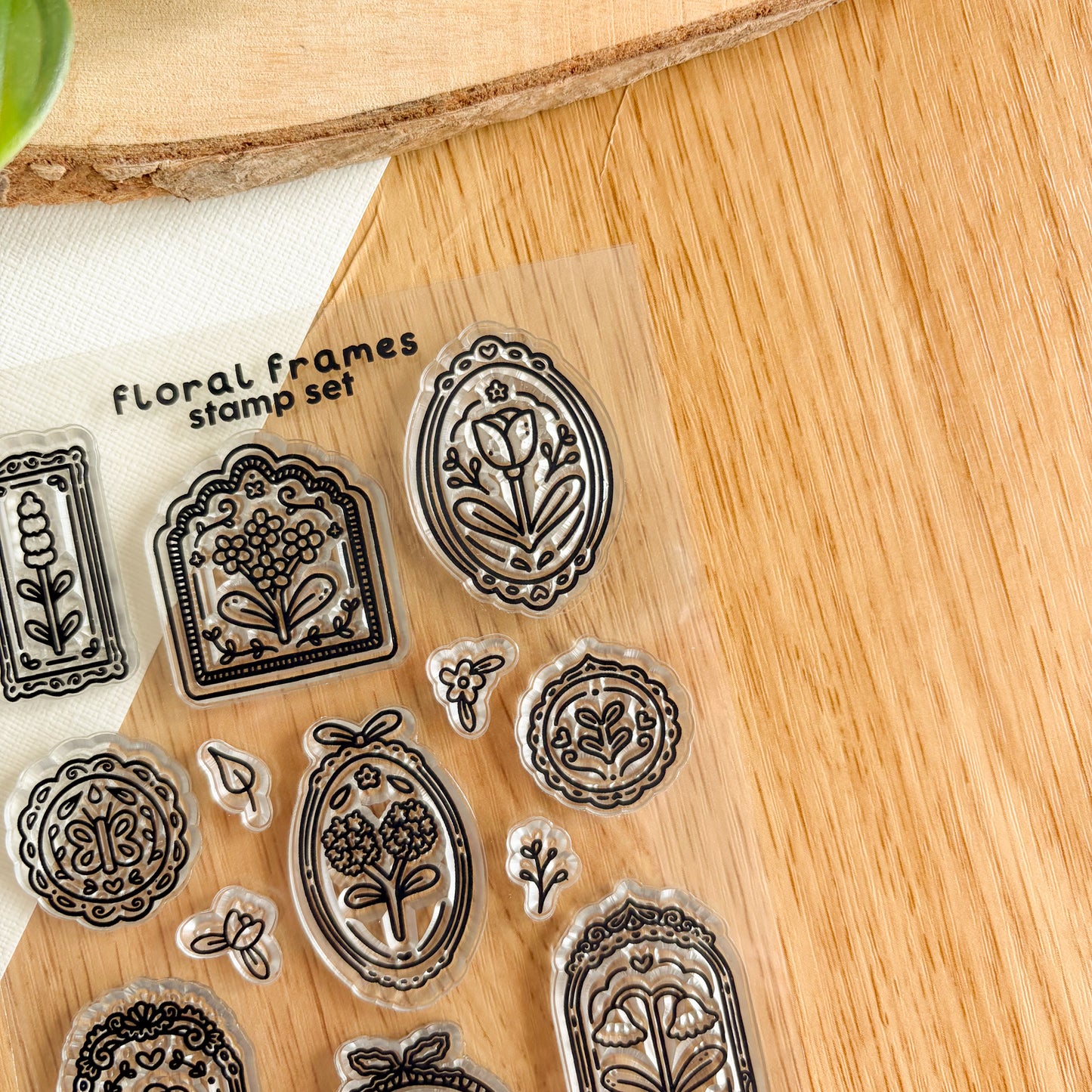 Floral Frames - Clear Acrylic Stamp Set