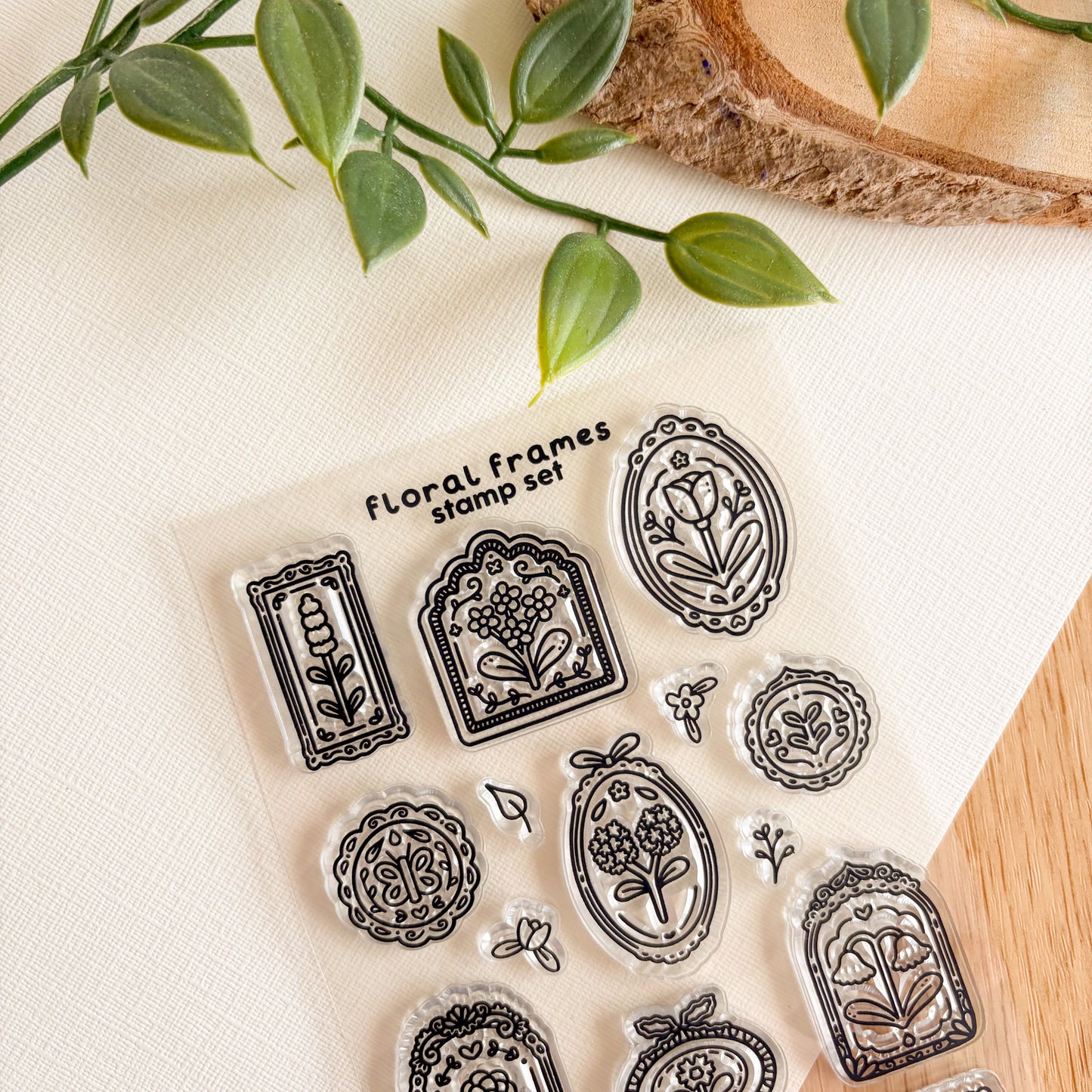 Floral Frames - Clear Acrylic Stamp Set