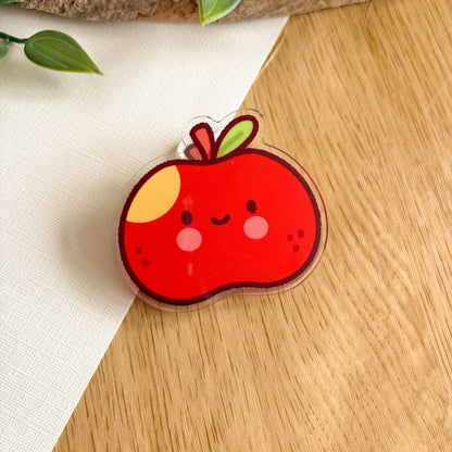 Happy Apple - Acrylic Clip