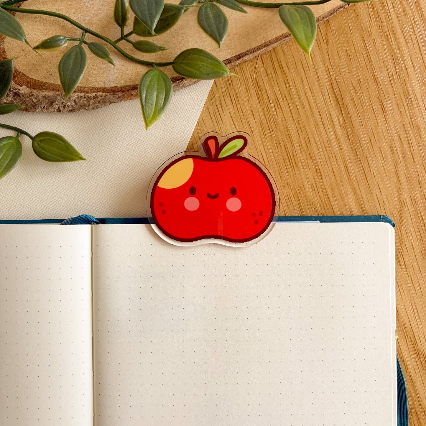 Happy Apple - Acrylic Clip