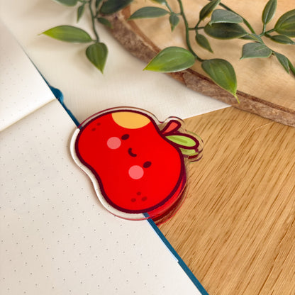 Happy Apple - Acrylic Clip