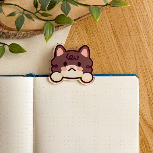 Peeking Cat - Acrylic Clip