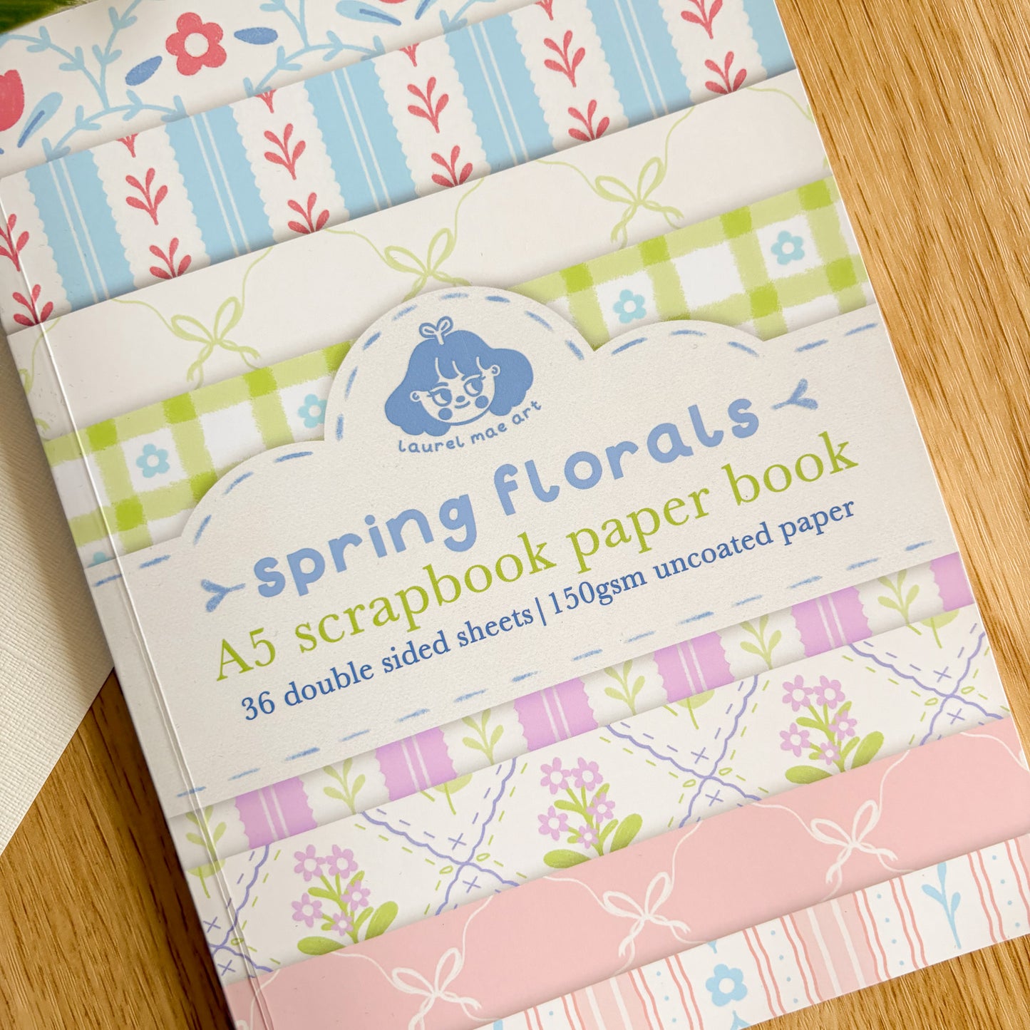 Spring Florals - Scrapbook Paper Book