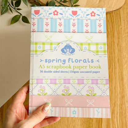 Spring Florals - Scrapbook Paper Book