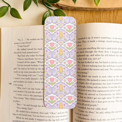 Lilac Hyacinth Pattern Bookmark