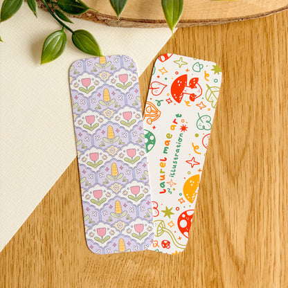 Lilac Hyacinth Pattern Bookmark