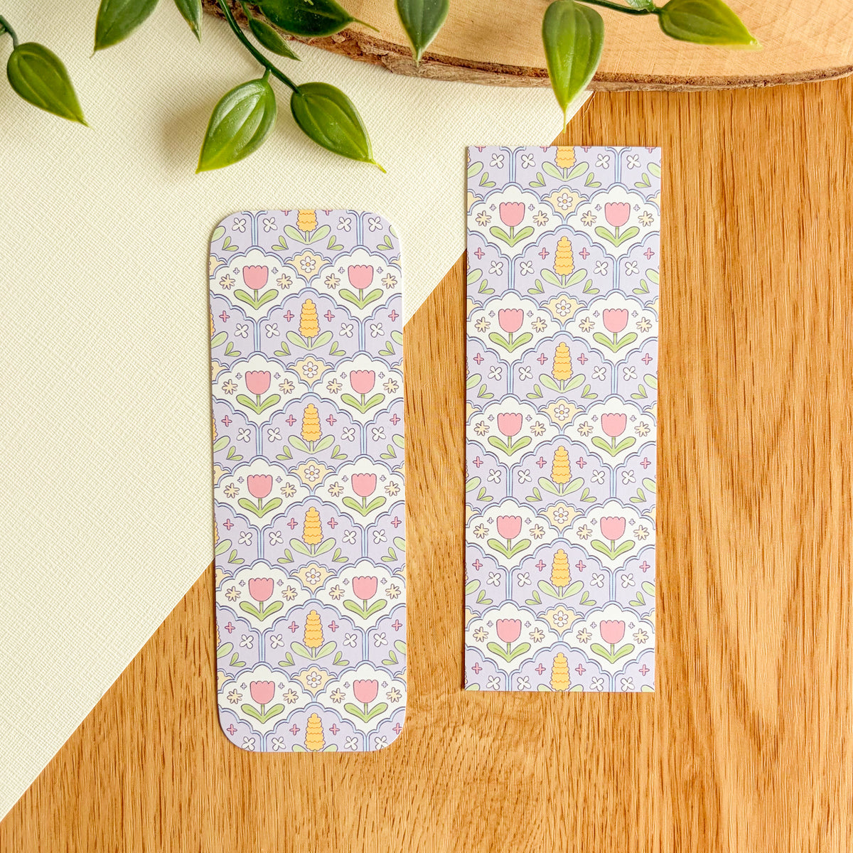 Lilac Hyacinth Pattern Bookmark