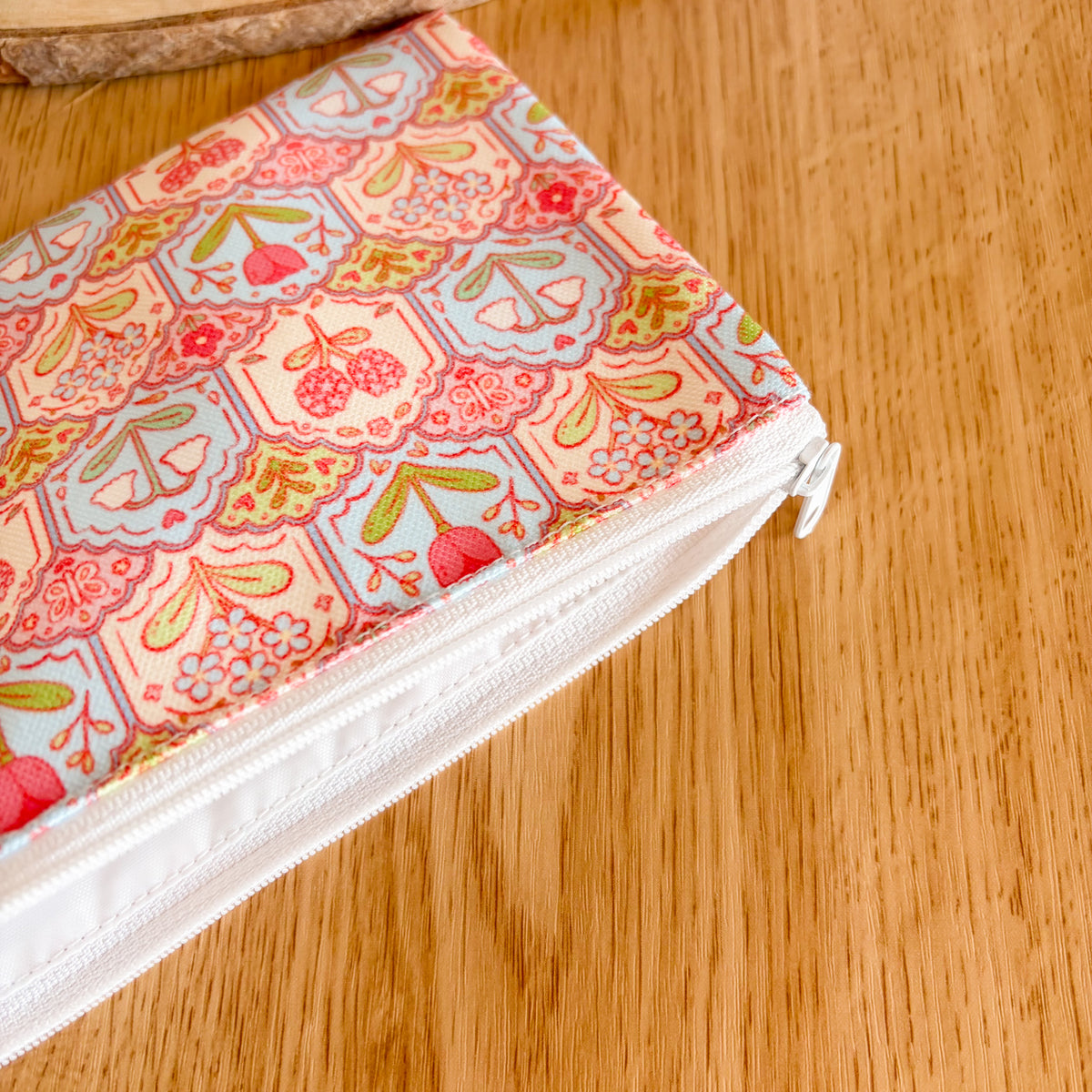 Scalloped Floral Pattern - Pencil Case