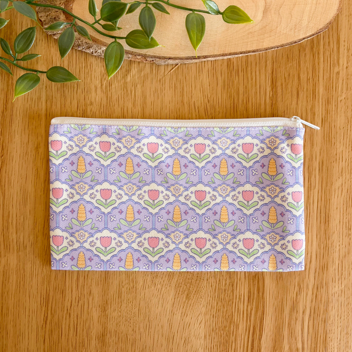 Lilac Hyacinth Pattern - Pencil Case