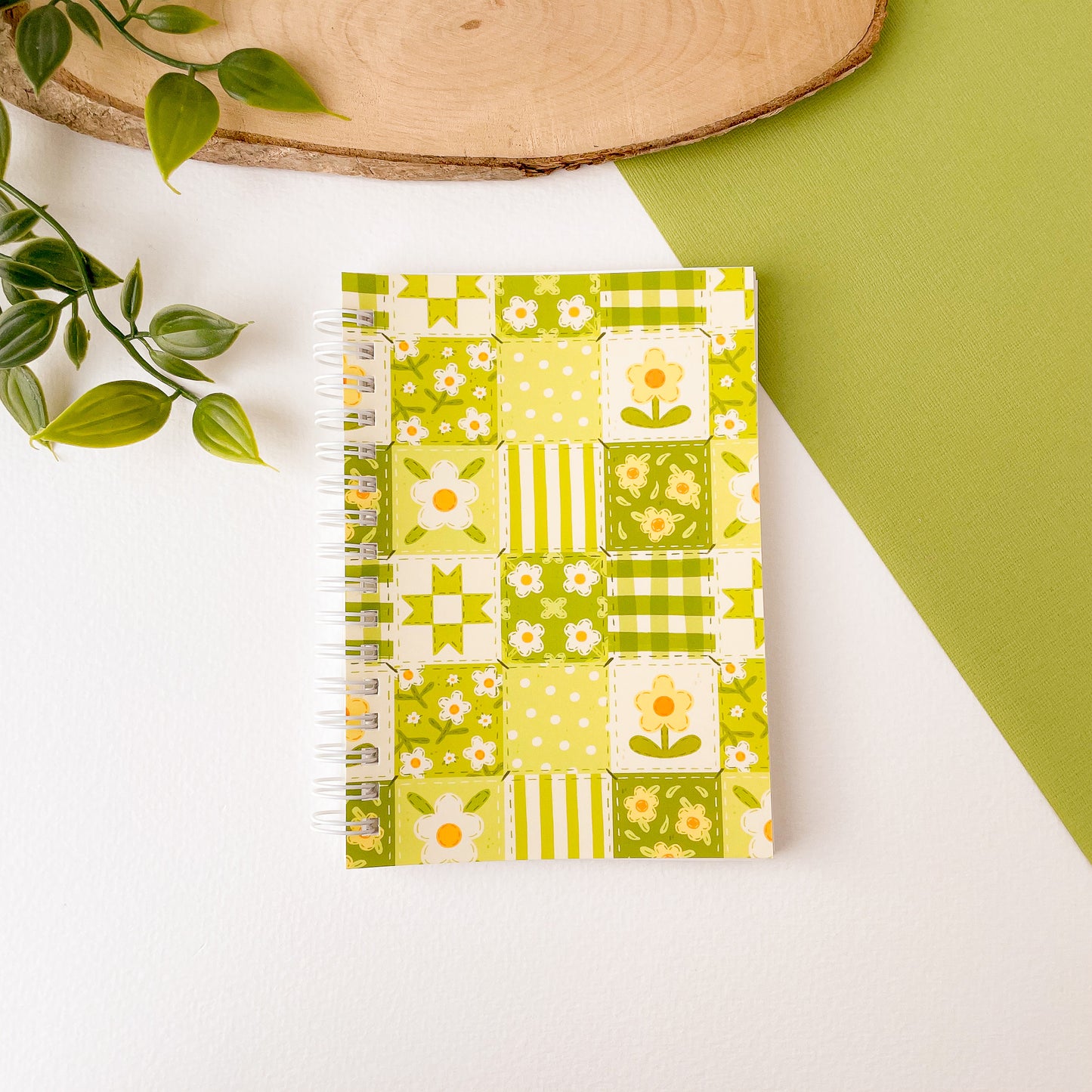 Green Daisy Blanket - Reusable Sticker Book