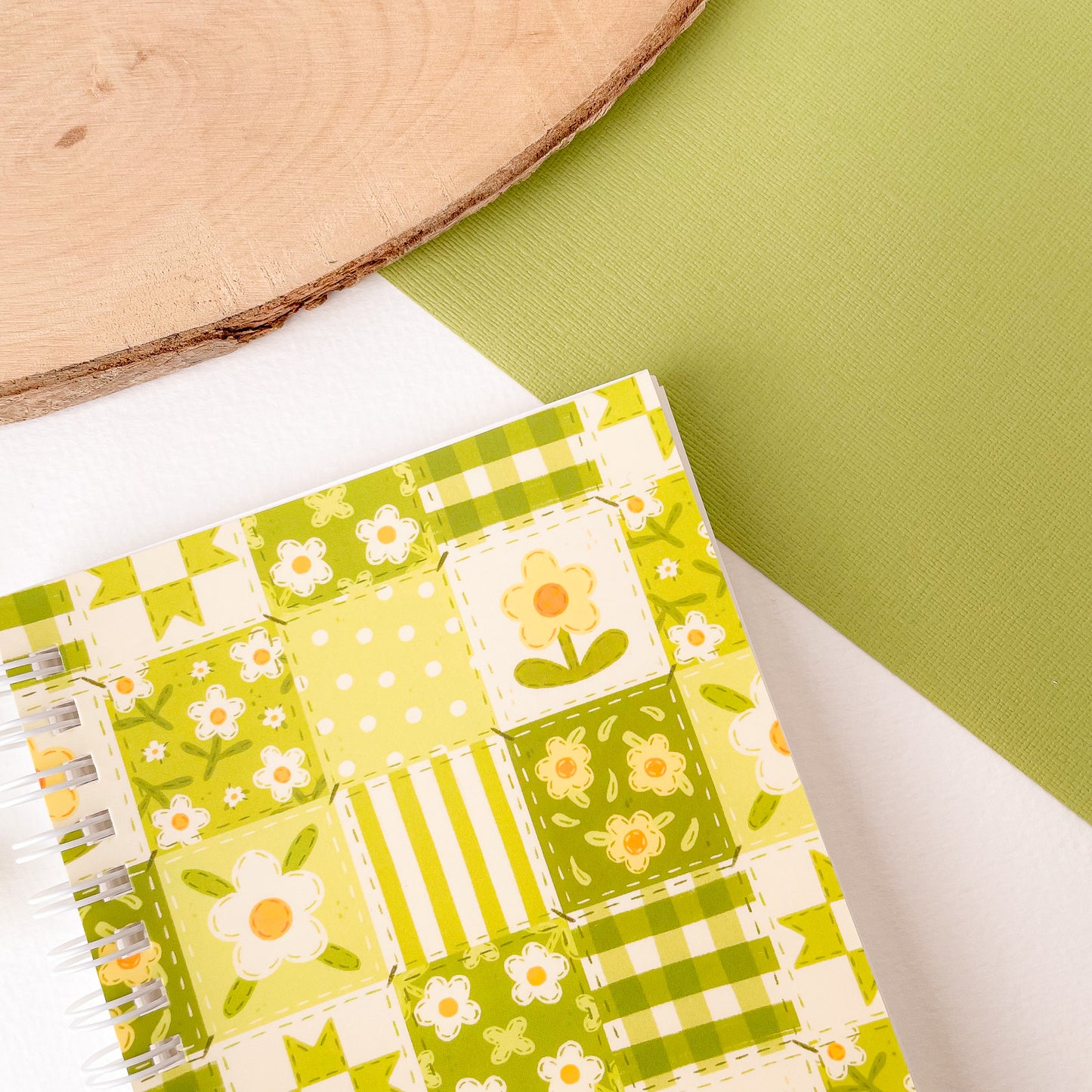 Green Daisy Blanket - Reusable Sticker Book