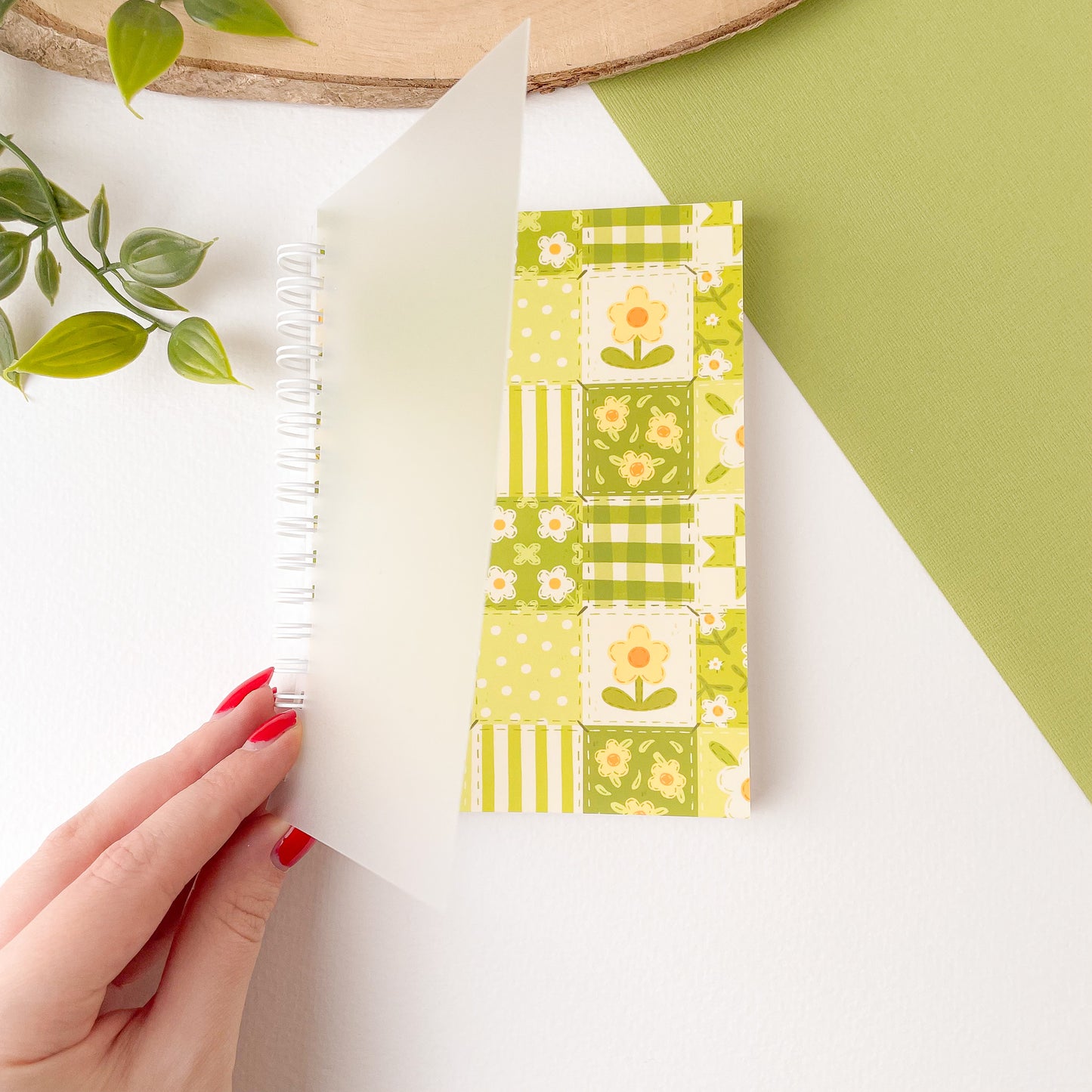 Green Daisy Blanket - Reusable Sticker Book