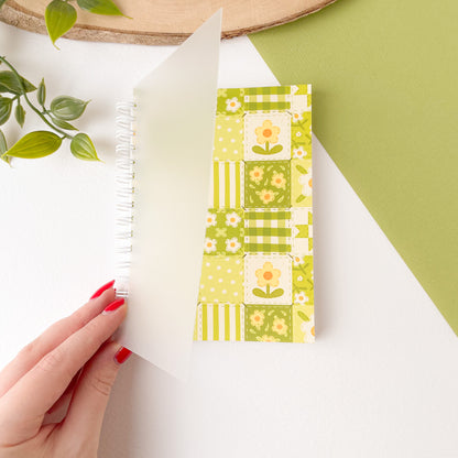 Green Daisy Blanket - Reusable Sticker Book