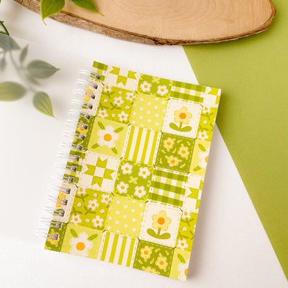 Green Daisy Blanket - Reusable Sticker Book