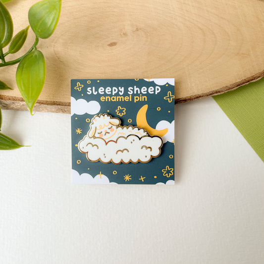 Sleepy Sheep - Enamel Pin
