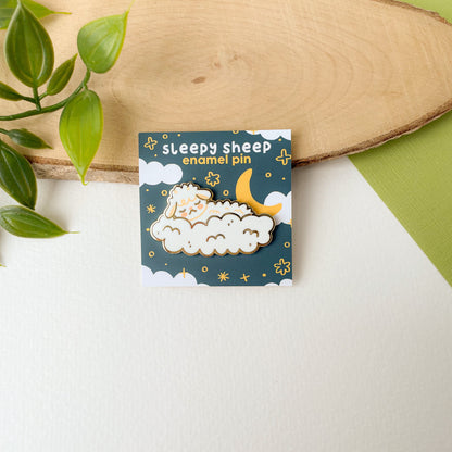 Sleepy Sheep - Enamel Pin