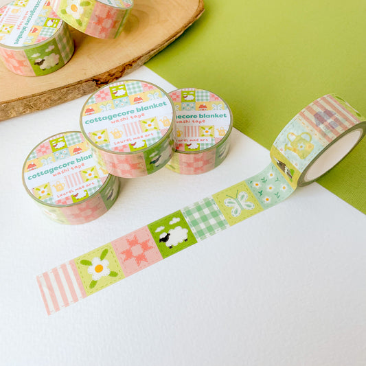 Cottagecore Blanket - Chunky Washi Tape