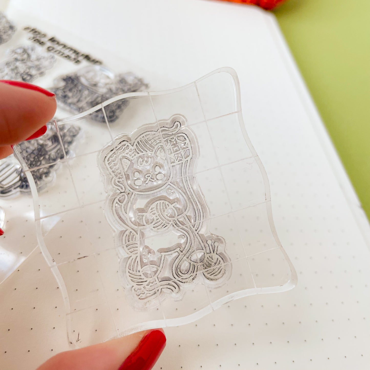 Autumnal Cats - Clear Acrylic Stamp Set