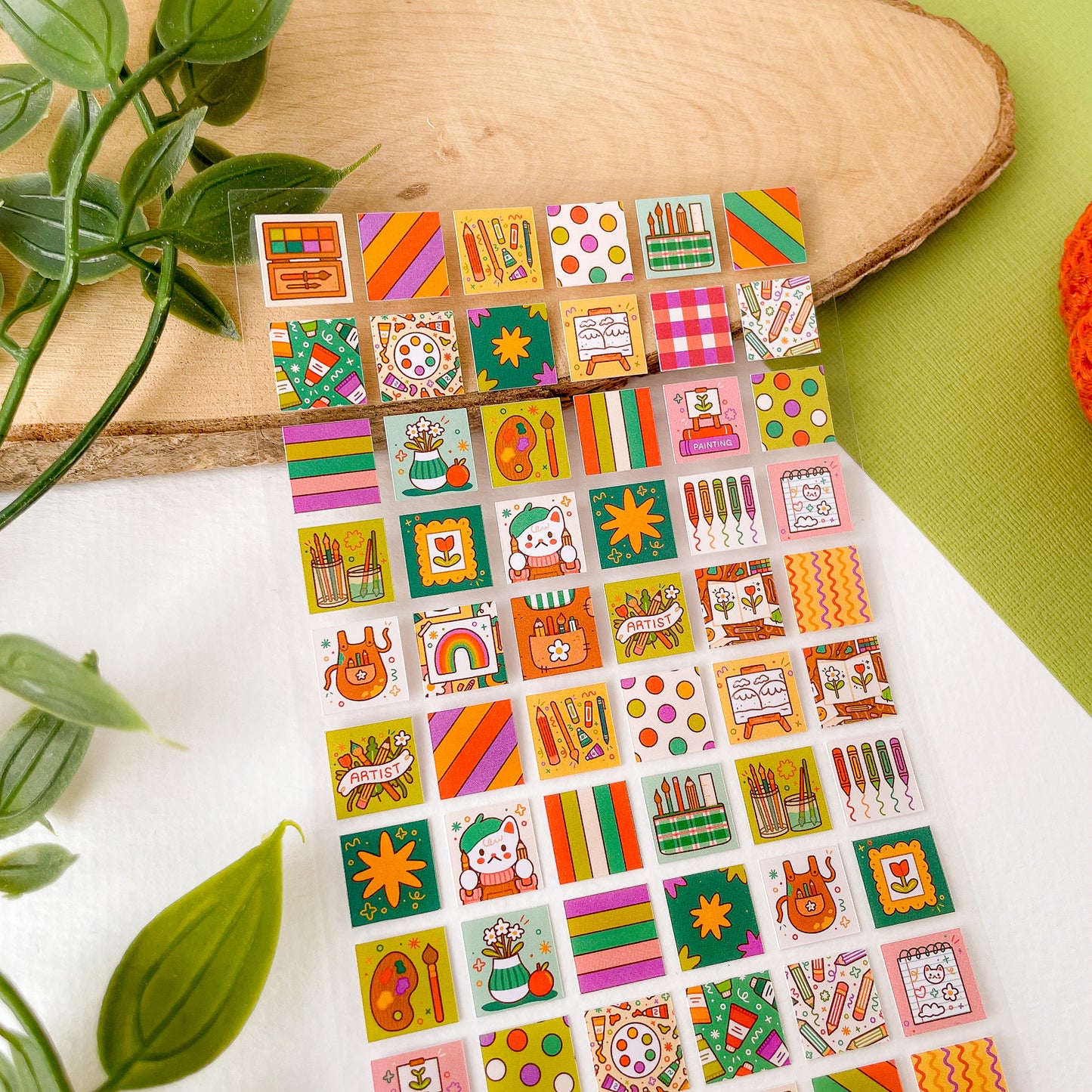 Artsy Things - Clear Matte Sticker Sheet