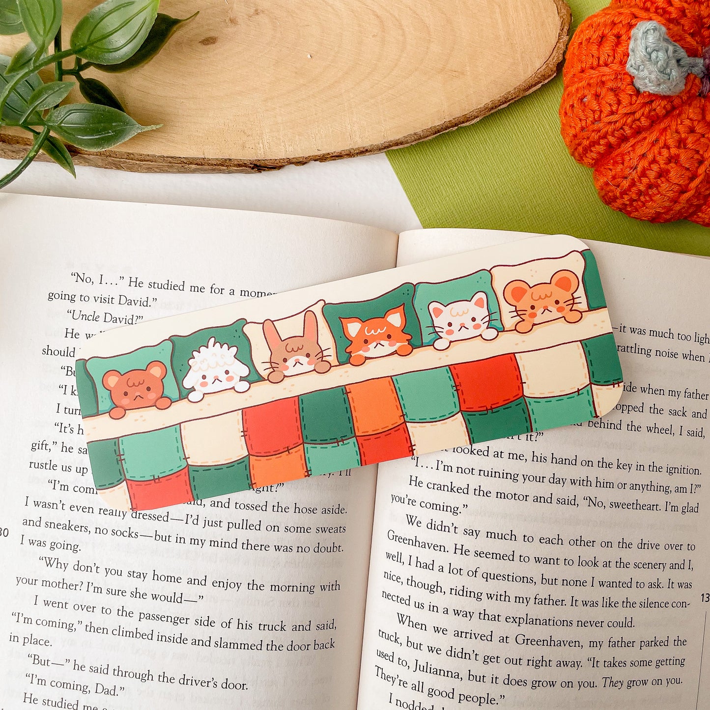 Cozy Critters Bedtime Bookmark