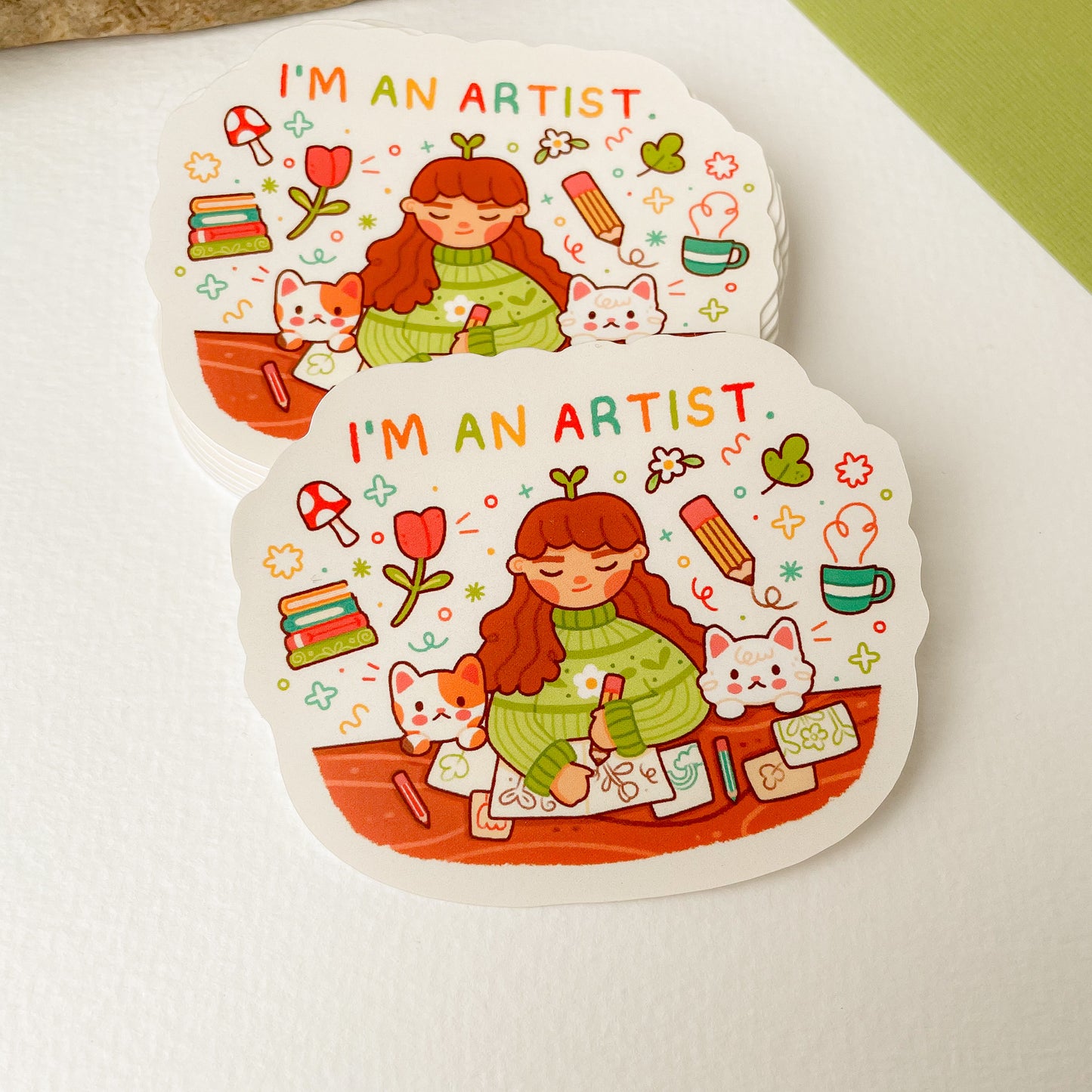 I'm an Artist - Matte Vinyl Sticker