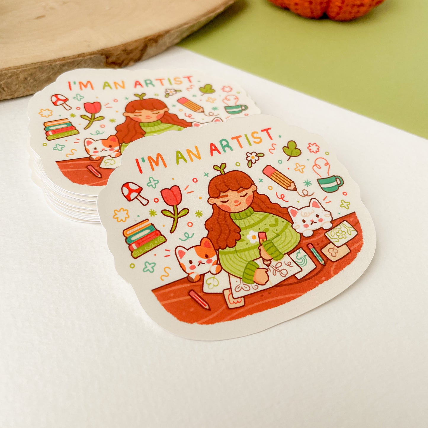 I'm an Artist - Matte Vinyl Sticker