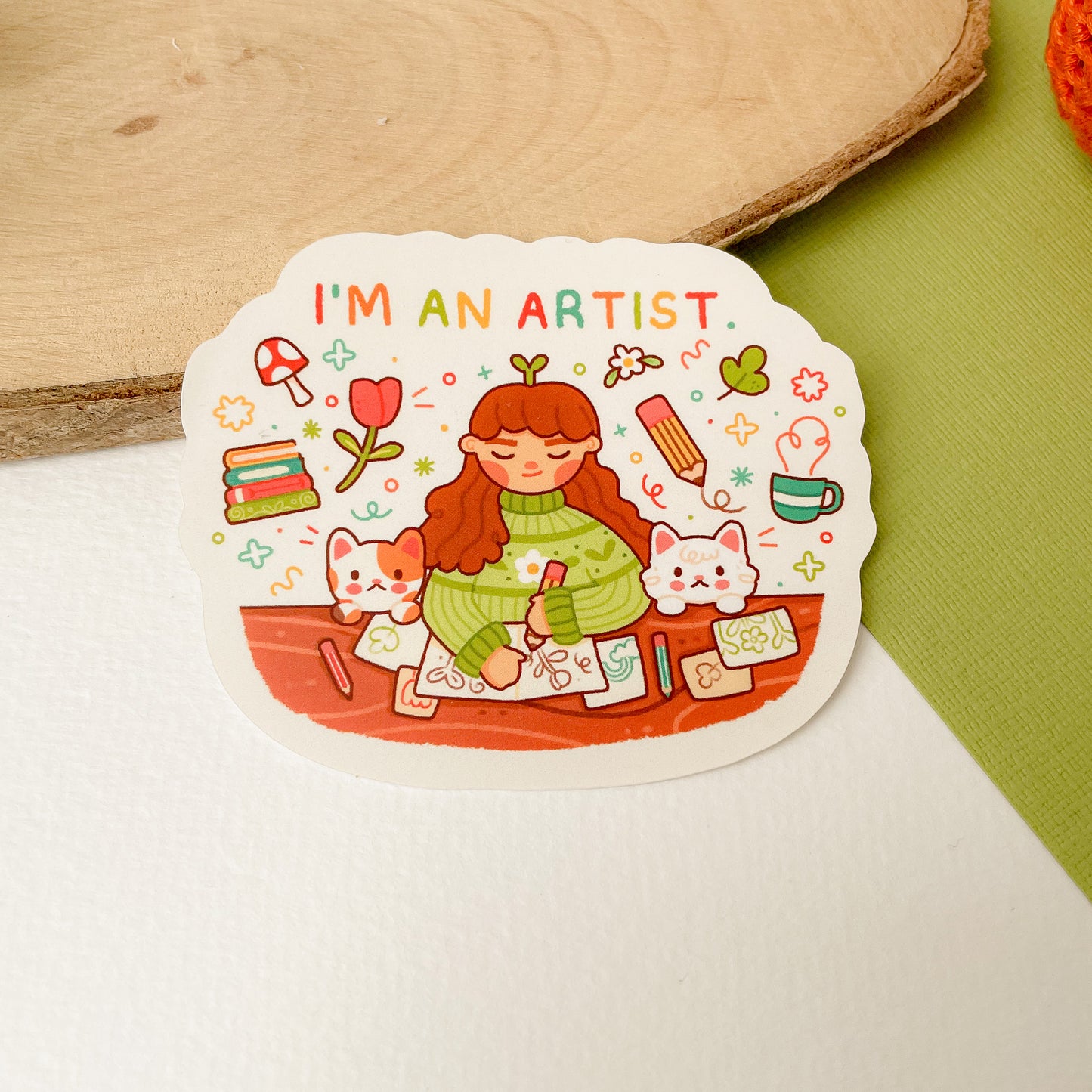 I'm an Artist - Matte Vinyl Sticker