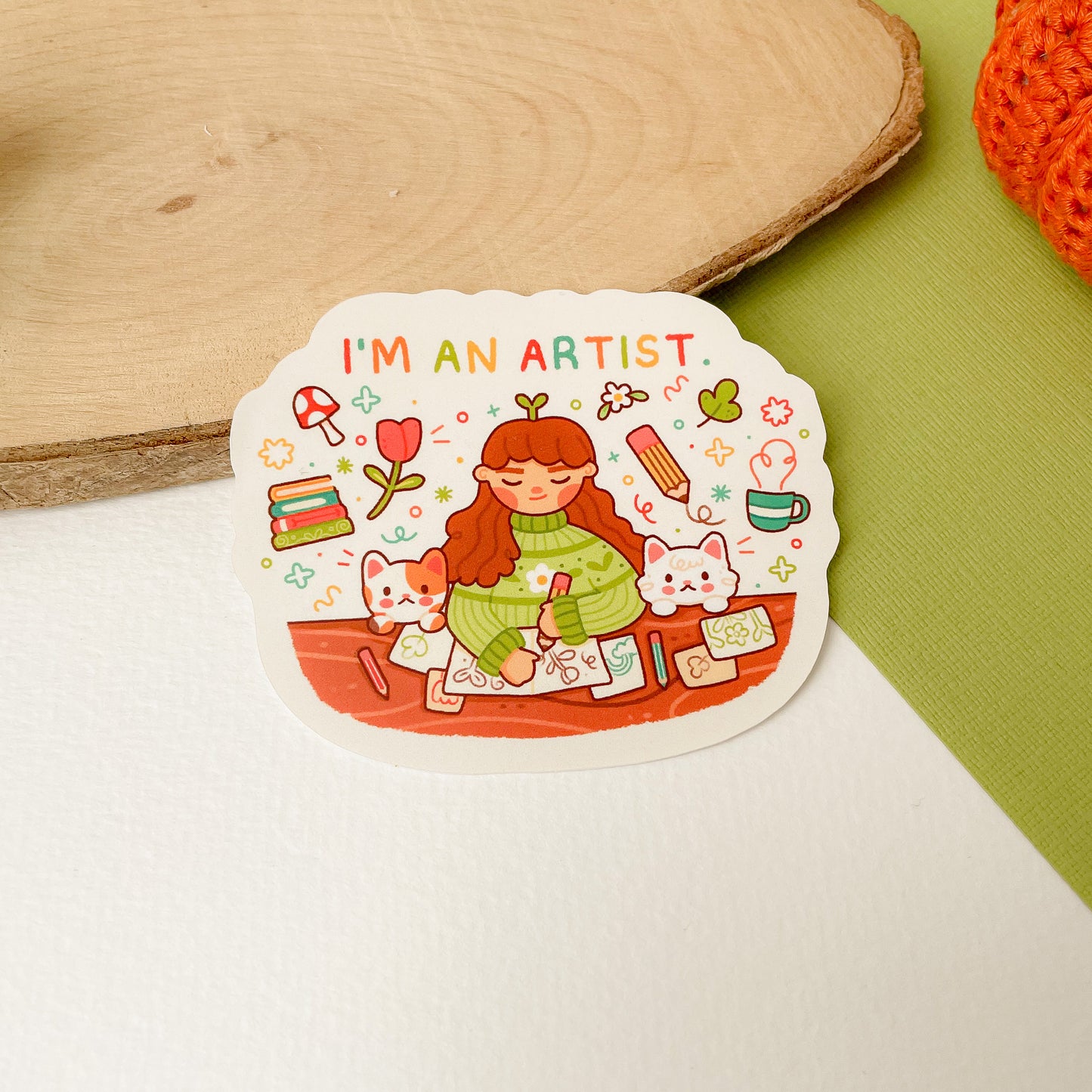 I'm an Artist - Matte Vinyl Sticker