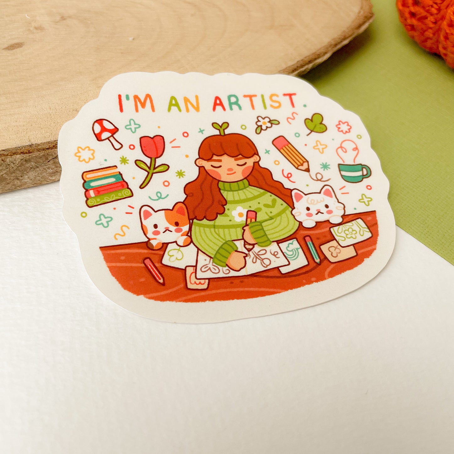 I'm an Artist - Matte Vinyl Sticker