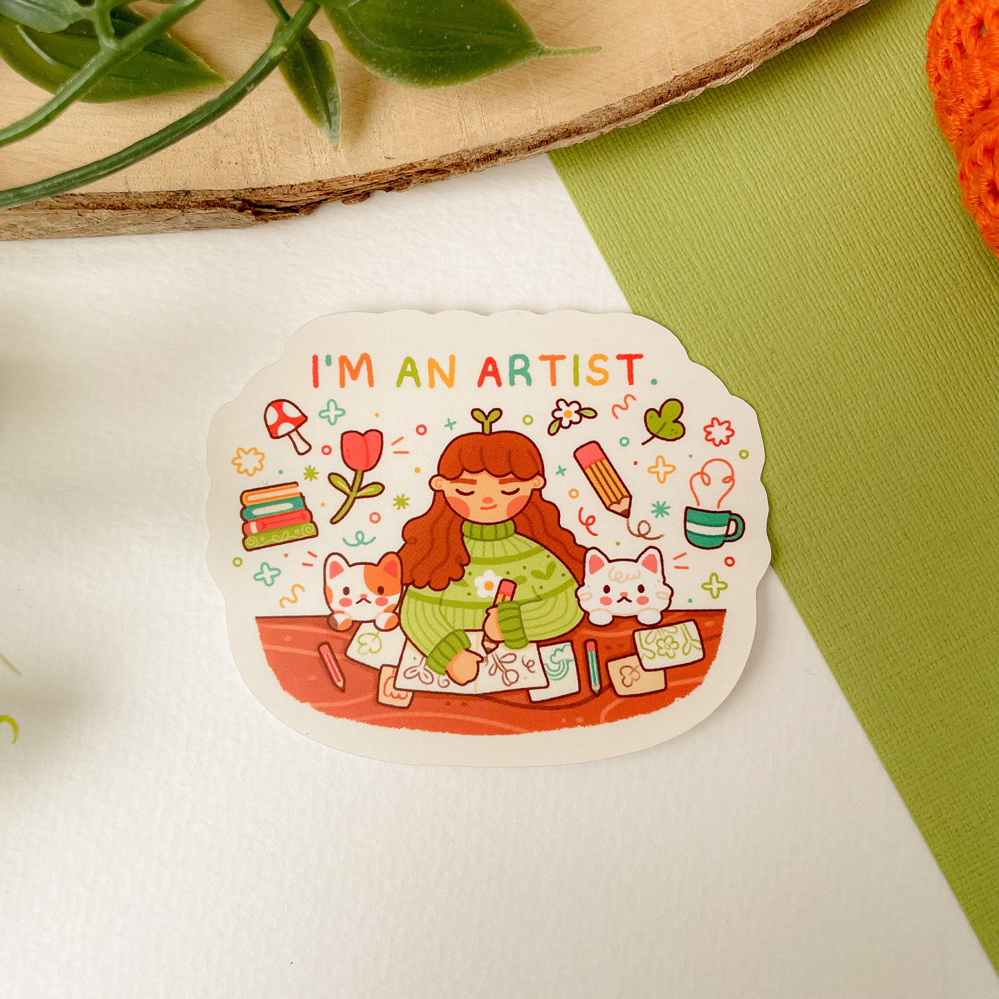 I'm an Artist - Matte Vinyl Sticker