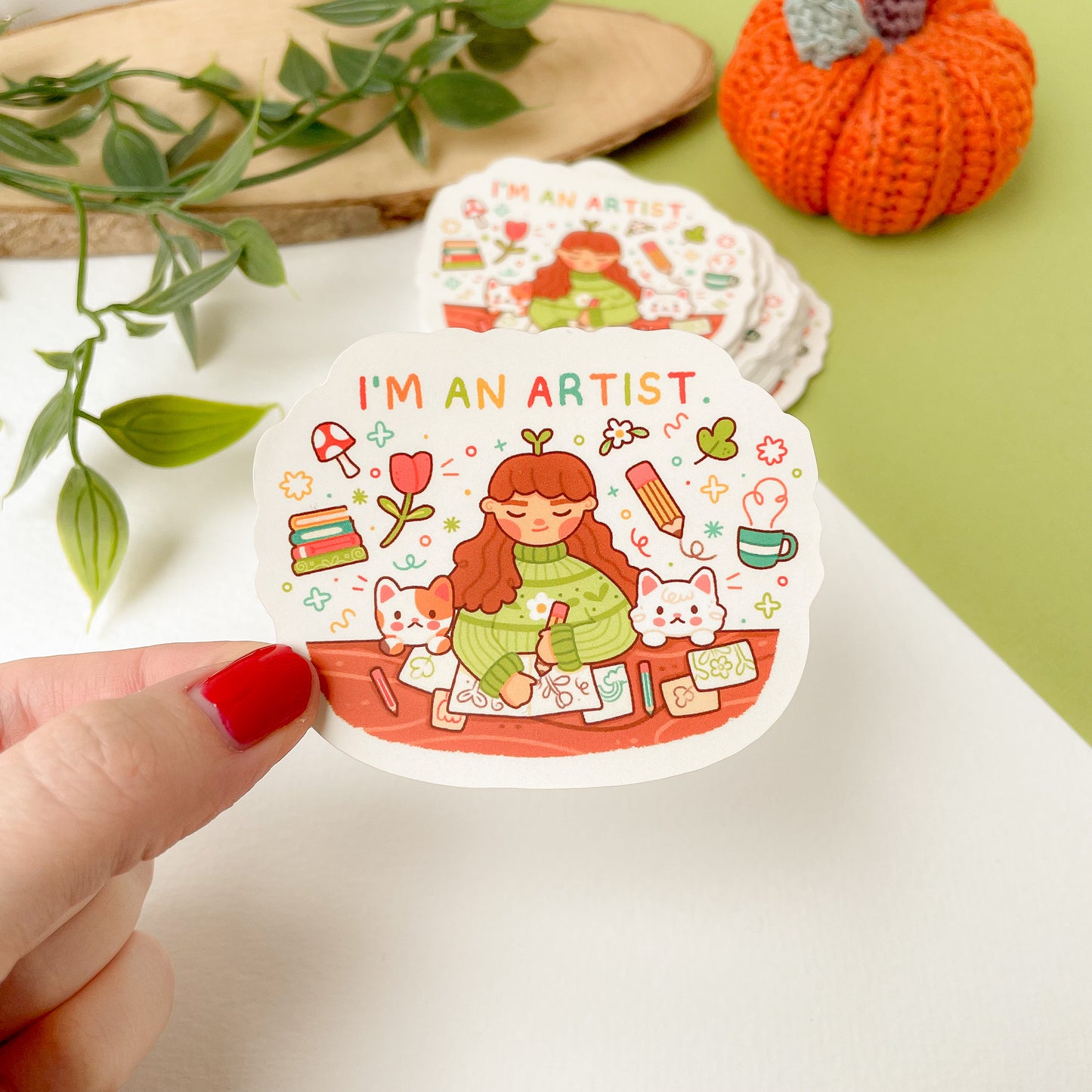 I'm an Artist - Matte Vinyl Sticker