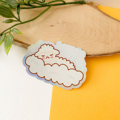 Born to Nap - Iridescent Sticker