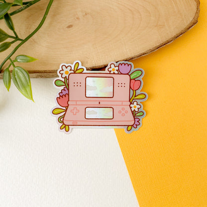 Pink DS - Iridescent Sticker