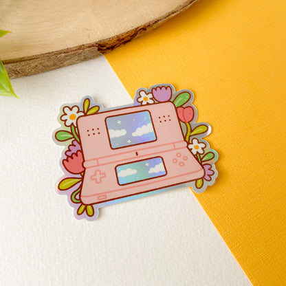 Pink DS - Iridescent Sticker