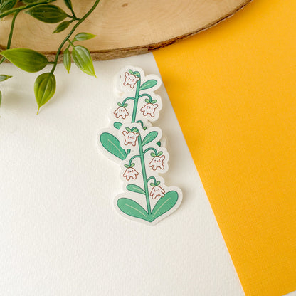 Meebloos of the Valley - Clear Vinyl Sticker