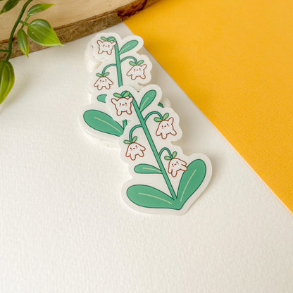 Meebloos of the Valley - Clear Vinyl Sticker